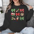 Cute Coquette Pencil Bow Christmas School Teacher Student Unisex Sweatshirt, funny design Cute Coquette Pencil Bow Christmas School Teacher Student Unisex Sweatshirt, funny design