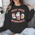 Cute Ghost Book Read More Books Teachers Halloween Unisex Sweatshirt, funny design Cute Ghost Book Read More Books Teachers Halloween Unisex Sweatshirt, funny design