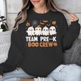 Cute Ghosts Pre-K Boo Crew Teachers Halloween Party Team For Men Women Kids Unisex Sweatshirt, funny design