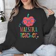 Cute Maestra Teacher Unisex Sweatshirt, funny design
