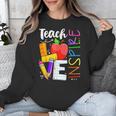 Cute Teach Love And Inspire Men Women Teacher Unisex Sweatshirt, funny design