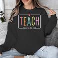 Cute Teacher Life Teach Them To Be Kind School Mom Teachers Unisex Sweatshirt, funny design