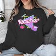 Cute Teacher Shirt 80's 90's Style Retro Old School Teacher For Men Women Unisex Sweatshirt, funny design Cute Teacher Shirt 80's 90's Style Retro Old School Teacher For Men Women Unisex Sweatshirt, funny design