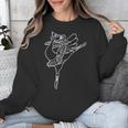 Dancing Turkey Happy Thanksgiving Day Ballet Dance Teacher Unisex Sweatshirt, funny design Dancing Turkey Happy Thanksgiving Day Ballet Dance Teacher Unisex Sweatshirt, funny design