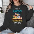 Daycare Provider Master Of Diapers Childcare Teacher Unisex Sweatshirt, funny design