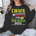 Daycare Teacher School Chaos Coordinator Toddler Tamer For Men Women Kids Unisex Sweatshirt, funny design Daycare Teacher School Chaos Coordinator Toddler Tamer For Men Women Kids Unisex Sweatshirt, funny design