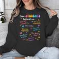 Dear Student Behind Me Teacher Appreciation Back To School Unisex Sweatshirt, funny design Dear Student Behind Me Teacher Appreciation Back To School Unisex Sweatshirt, funny design