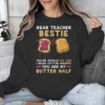 Dear Teacher Bestie You'Re Totally My Jam Shirt Kids Unisex Sweatshirt, funny design