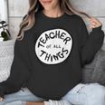 Dr Seuss Teacher Of All Things Red Emblem Unisex Sweatshirt, funny design