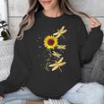 Dragonfly Sunflower Teacher Growth Mindset Choose To Shine Unisex Sweatshirt, funny design