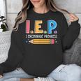 I E P I Encourage Progress Special Education Teacher Unisex Sweatshirt, funny design