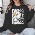 Eagles School Sports Fan Team Spirit Teacher Parent Student Unisex Sweatshirt, funny design