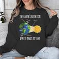 Earth Rotation Earth Day Science Teacher Kids Women Unisex Sweatshirt, Science Teacher Gifts, funny design Earth Rotation Earth Day Science Teacher Kids Women Unisex Sweatshirt, Science Teacher Gifts, funny design