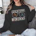 Educational Wingman Assisting Teacher Teaching Assistant Unisex Sweatshirt, funny design Educational Wingman Assisting Teacher Teaching Assistant Unisex Sweatshirt, funny design