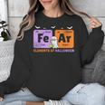 Elements Of Halloween Fear Periodically Chemistry Teacher Unisex Sweatshirt, funny design