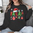 FA LA 8 Christmas Santa FA La Math Teacher Student Unisex Sweatshirt, funny design