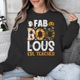 Faboolous ESL ESOL Teacher Spooky Teacher Halloween Costume For Men Women Unisex Sweatshirt, Esl Teacher Gifts, funny design Faboolous ESL ESOL Teacher Spooky Teacher Halloween Costume For Men Women Unisex Sweatshirt, Esl Teacher Gifts, funny design