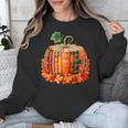 Fall Book Autumn Reading Teacher Halloween Pumpkin Season Unisex Sweatshirt, funny design