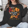 Lets Fall In Love With PE Teacher Thanksgiving Unisex Sweatshirt, Pe Teacher Gifts, funny design Lets Fall In Love With PE Teacher Thanksgiving Unisex Sweatshirt, Pe Teacher Gifts, funny design