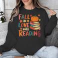 Fall In Love With Reading Autumn Thanksgiving Shirt Teacher Unisex Sweatshirt, funny design Fall In Love With Reading Autumn Thanksgiving Shirt Teacher Unisex Sweatshirt, funny design