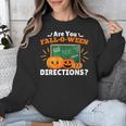 Are You Fall O Ween Directions Halloween Teacher Retro Unisex Sweatshirt, funny design Are You Fall O Ween Directions Halloween Teacher Retro Unisex Sweatshirt, funny design