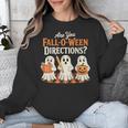Are You Fall O Ween DirectionsRetro Teacher Halloween Ghost Unisex Sweatshirt, funny design Are You Fall O Ween DirectionsRetro Teacher Halloween Ghost Unisex Sweatshirt, funny design