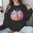 Fall Pumpkin Books Lover Halloween Teacher Teaching Staff Unisex Sweatshirt, funny design