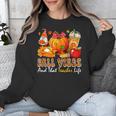 Fall Vibes Costume Teacher Thanksgiving Leopard Gnome Unisex Sweatshirt, funny design Fall Vibes Costume Teacher Thanksgiving Leopard Gnome Unisex Sweatshirt, funny design