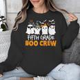 Fifth Grade Boo Crew Halloween Teacher Costume Unisex Sweatshirt, funny design