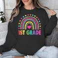 First Grade Rainbow Girls Boys Teacher Team 1st Grade Squad Unisex Sweatshirt, First Grade Teacher Gifts, funny design First Grade Rainbow Girls Boys Teacher Team 1st Grade Squad Unisex Sweatshirt, First Grade Teacher Gifts, funny design