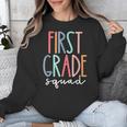 First Grade Squad 1st Grade Teacher Crew Back To School Team Unisex Sweatshirt, First Grade Teacher Gifts, funny design