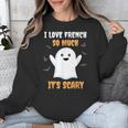 French Teacher Halloween French Class School Unisex Sweatshirt, funny design