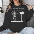 Funny Skeleton Music Teacher I'Ll Wait Until It's Quiet Unisex Sweatshirt, funny design