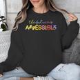 The Future Is Accessible Special Education Teacher Unisex Sweatshirt, Future Teacher Gifts, funny design The Future Is Accessible Special Education Teacher Unisex Sweatshirt, Future Teacher Gifts, funny design
