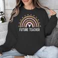 Future Teacher Kids Youth Girls Leopard Rainbow Women Unisex Sweatshirt, Future Teacher Gifts, funny design