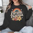 Future Teacher Kids Youth Girls Rainbow Pre-k Kindergarten Unisex Sweatshirt, Future Teacher Gifts, funny design