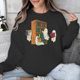Ghosts Reading Books Teacher Halloween Librarian Boooks Unisex Sweatshirt, funny design Ghosts Reading Books Teacher Halloween Librarian Boooks Unisex Sweatshirt, funny design