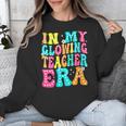 In My Glowing Teacher Era Groovy Colorful Bright Unisex Sweatshirt, Groovy Teacher Gifts, funny design In My Glowing Teacher Era Groovy Colorful Bright Unisex Sweatshirt, Groovy Teacher Gifts, funny design
