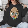The Good Egg Teacher Halloween Costume Food Group Cute Unisex Sweatshirt, funny design