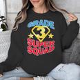 Grade 3 Super Squad Superhero Teacher Team Men Women Girls Kids Unisex Sweatshirt, Super Teacher Gifts, funny design