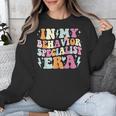 Groovy In My Behavior Specialist Era Behavior Teachers Unisex Sweatshirt, funny design Groovy In My Behavior Specialist Era Behavior Teachers Unisex Sweatshirt, funny design