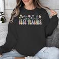 Groovy ECSE Early Childhood Special Education Teacher Unisex Sweatshirt, Groovy Teacher Gifts, funny design