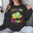 Groovy Field Trip Anyone Happy Field Day For Teachers Kids Unisex Sweatshirt, funny design Groovy Field Trip Anyone Happy Field Day For Teachers Kids Unisex Sweatshirt, funny design