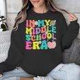 Groovy In My Middle School Era Back To School Teacher Unisex Sweatshirt, Groovy Teacher Gifts, funny design Groovy In My Middle School Era Back To School Teacher Unisex Sweatshirt, Groovy Teacher Gifts, funny design