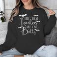 Halloween Best Teachers Are A Bit Batty Spooky Bats Unisex Sweatshirt, funny design Halloween Best Teachers Are A Bit Batty Spooky Bats Unisex Sweatshirt, funny design