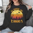 Halloween Costume Teacher Love Brains Zombie Unisex Sweatshirt, funny design Halloween Costume Teacher Love Brains Zombie Unisex Sweatshirt, funny design