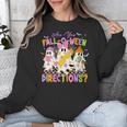 Halloween Floral Ghost Teacher Are You Falloween Directions Unisex Sweatshirt, funny design Halloween Floral Ghost Teacher Are You Falloween Directions Unisex Sweatshirt, funny design