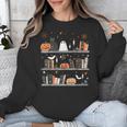 Halloween Library Ghost Books Teacher Spooky Trick Or Teach Unisex Sweatshirt, funny design Halloween Library Ghost Books Teacher Spooky Trick Or Teach Unisex Sweatshirt, funny design