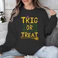 Halloween Math Teacher Trig Or Treat Student School College Unisex Sweatshirt, funny design Halloween Math Teacher Trig Or Treat Student School College Unisex Sweatshirt, funny design