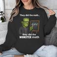 Halloween Monster Math Pun Teacher Humor Unisex Sweatshirt, funny design Halloween Monster Math Pun Teacher Humor Unisex Sweatshirt, funny design